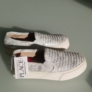 Girls slip on sneakers